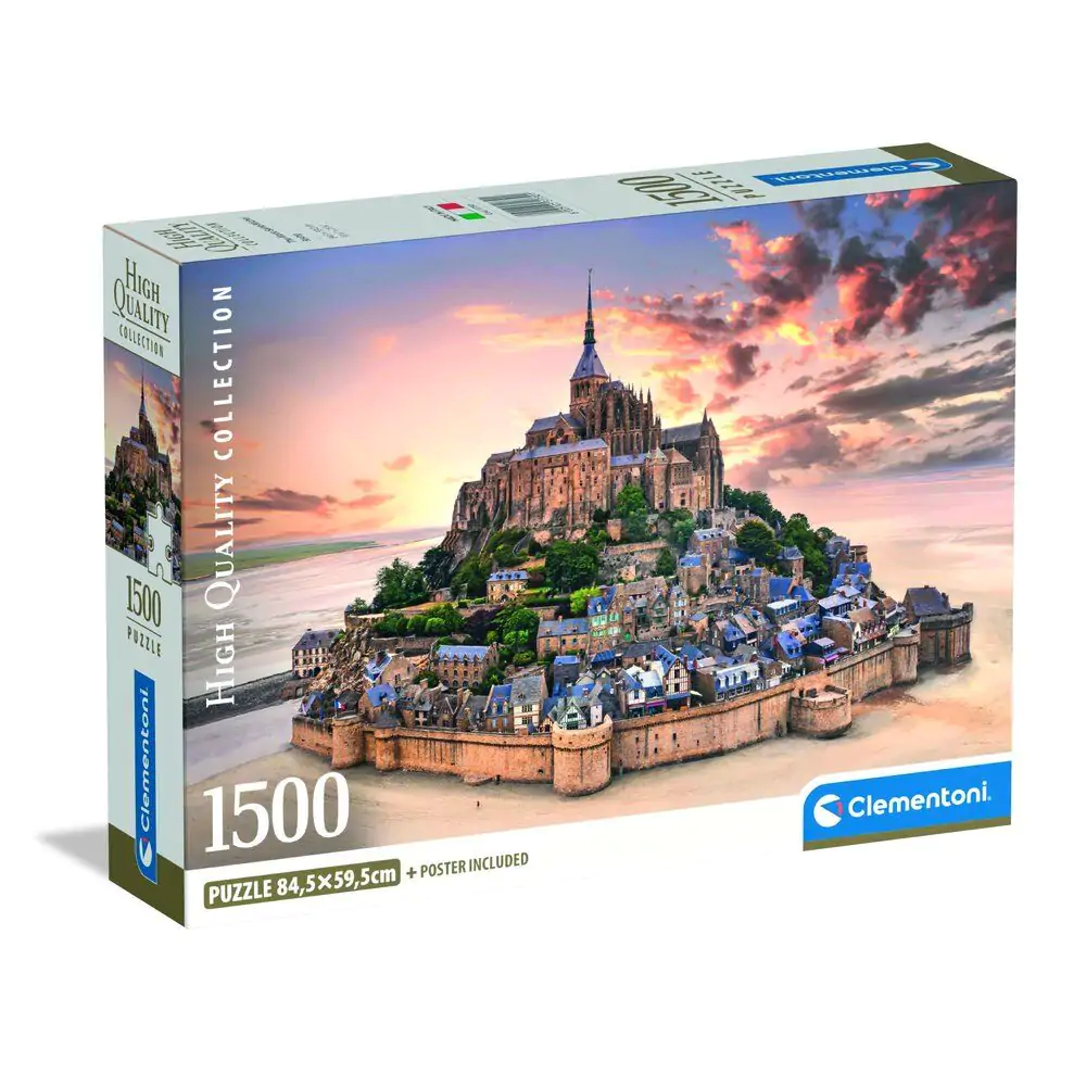 Vysokokvalitné puzzle The Mont Saint-Michel Rising 1500ks produktová fotografia