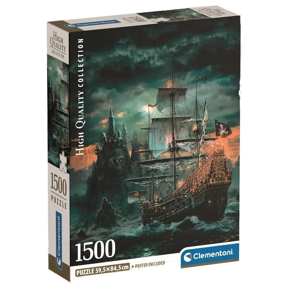 Kvalitné Pirátska Loď puzzle 1500ks produktová fotografia
