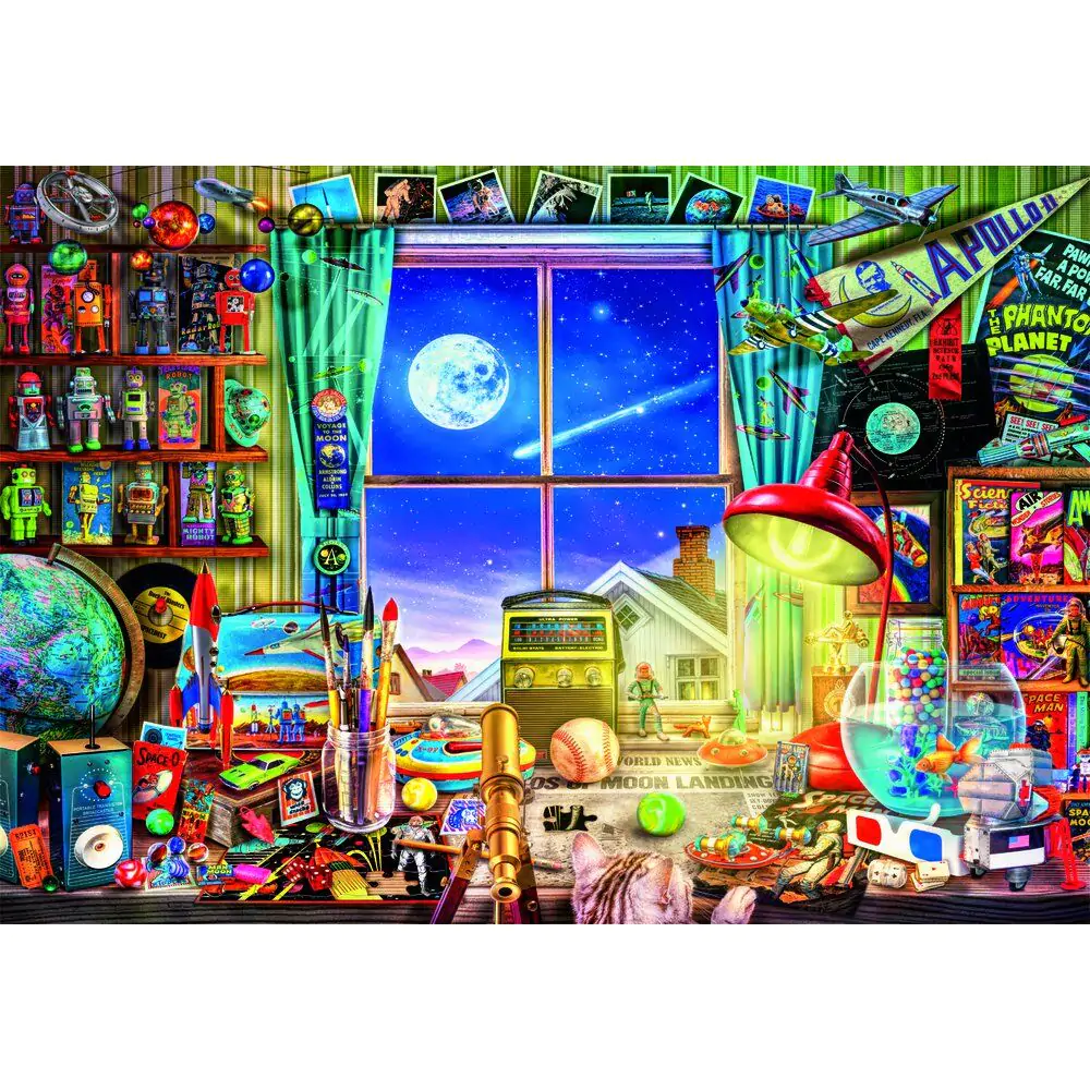 High Quality To The Moon puzzle 500ks produktová fotografia