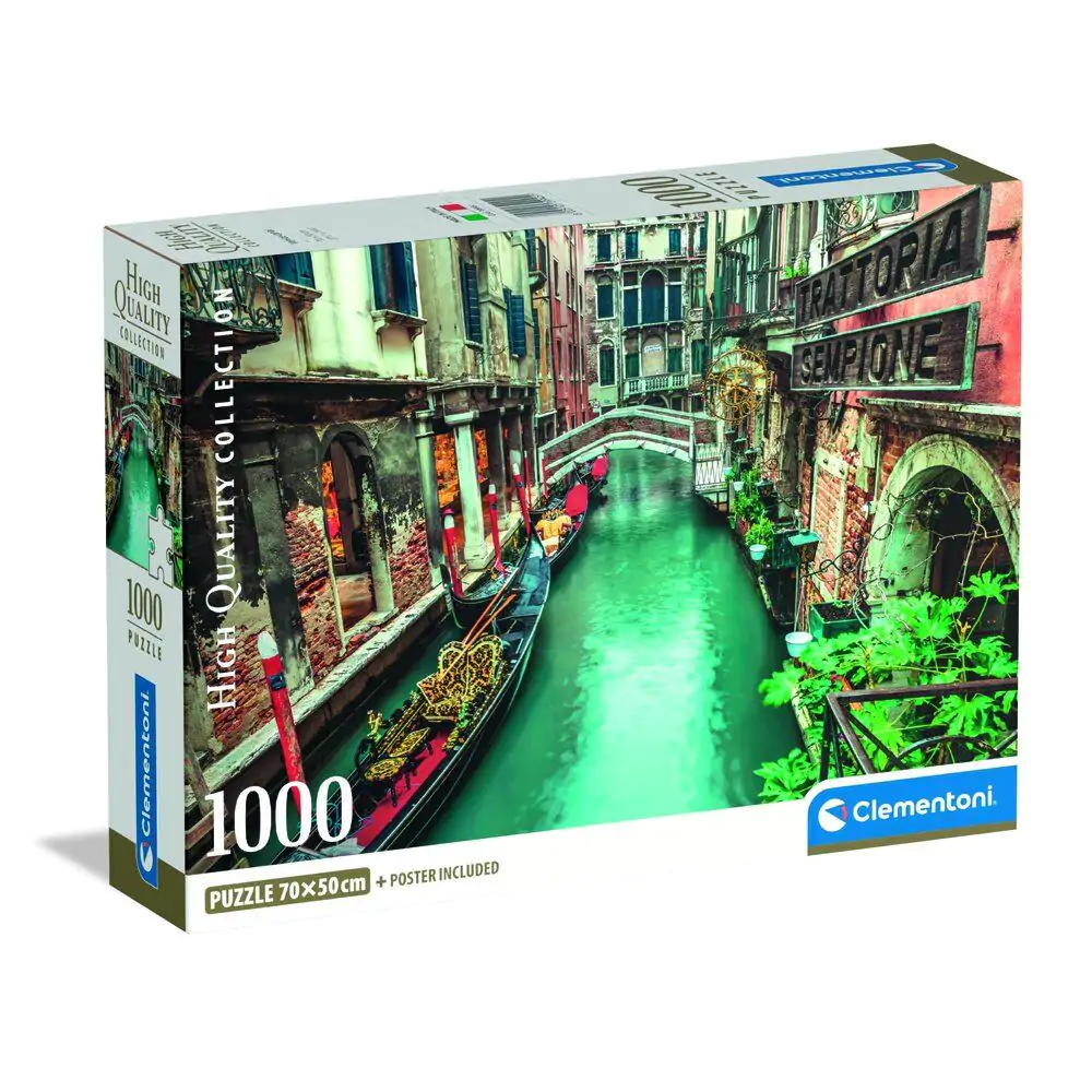 Vysoko kvalitné puzzle Benátsky kanál 1000ks produktová fotografia