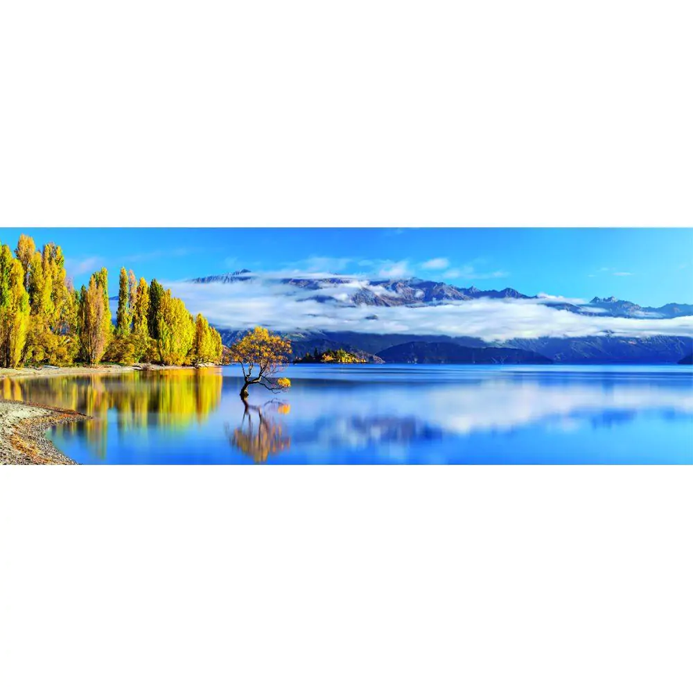 Vysokokvalitné Wanaka’s golden Reflections Panoráma puzzle 1000ks produktová fotografia