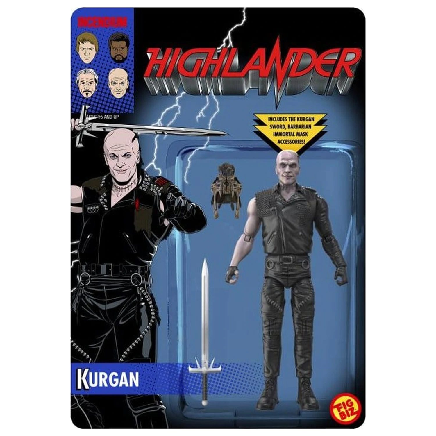 Highlander FigBiz akčná figúrka The Kurgan 13 cm produktová fotografia