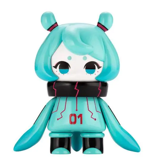 Hinomoto Heavy Industries Akčná figúrka Ocean Exploration Robot Denshitako No. 3 Hatsune Miku Color Ver. 9 cm produktová fotografia