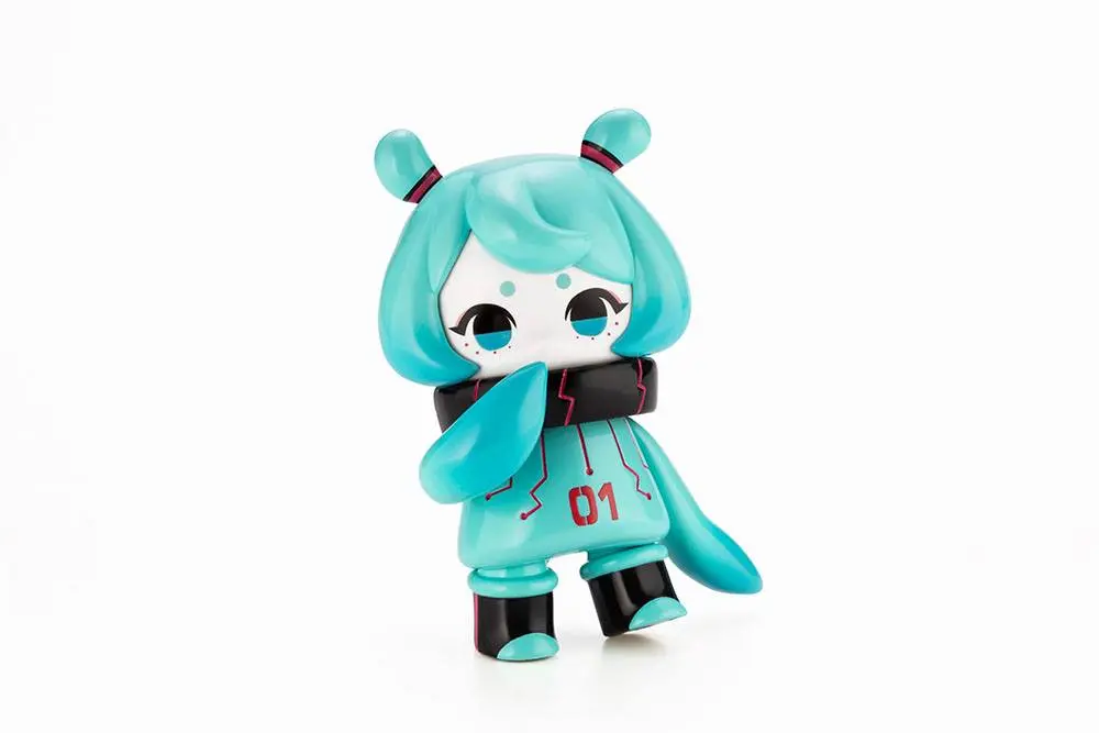 Hinomoto Heavy Industries Akčná figúrka Ocean Exploration Robot Denshitako No. 3 Hatsune Miku Color Ver. 9 cm produktová fotografia