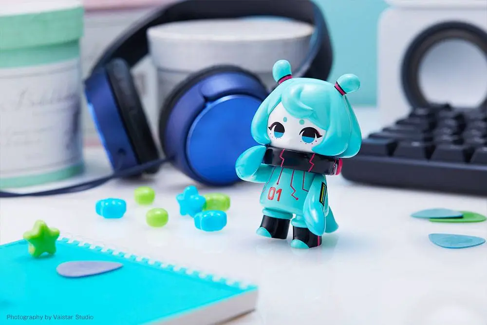 Hinomoto Heavy Industries Akčná figúrka Ocean Exploration Robot Denshitako No. 3 Hatsune Miku Color Ver. 9 cm produktová fotografia