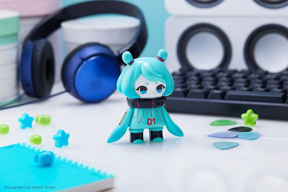 Hinomoto Heavy Industries Akčná figúrka Ocean Exploration Robot Denshitako No. 3 Hatsune Miku Color Ver. 9 cm produktová fotografia