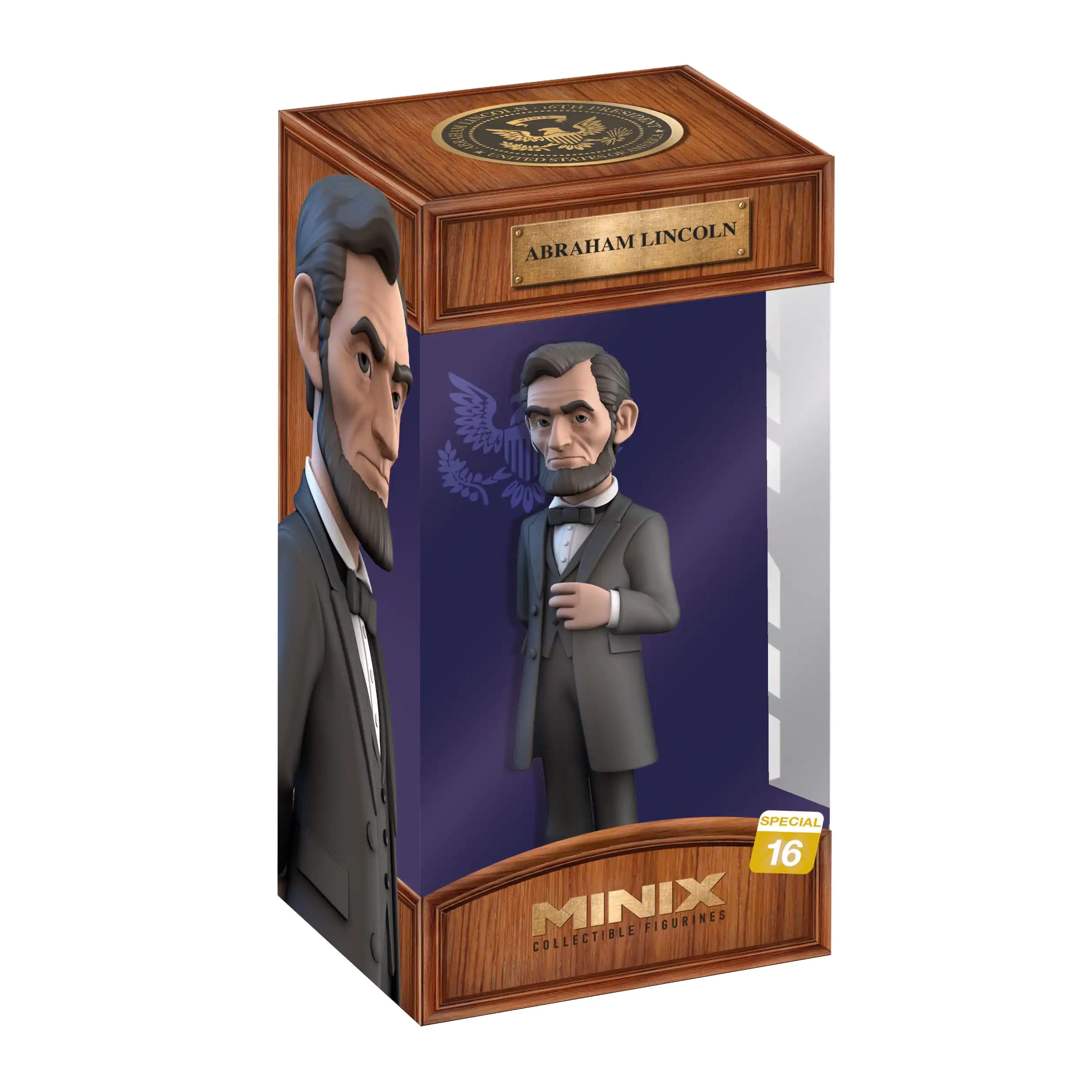 Historical Figures Minix figúrka Abraham Lincoln 16. prezident Spojených štátov 12 cm produktová fotografia