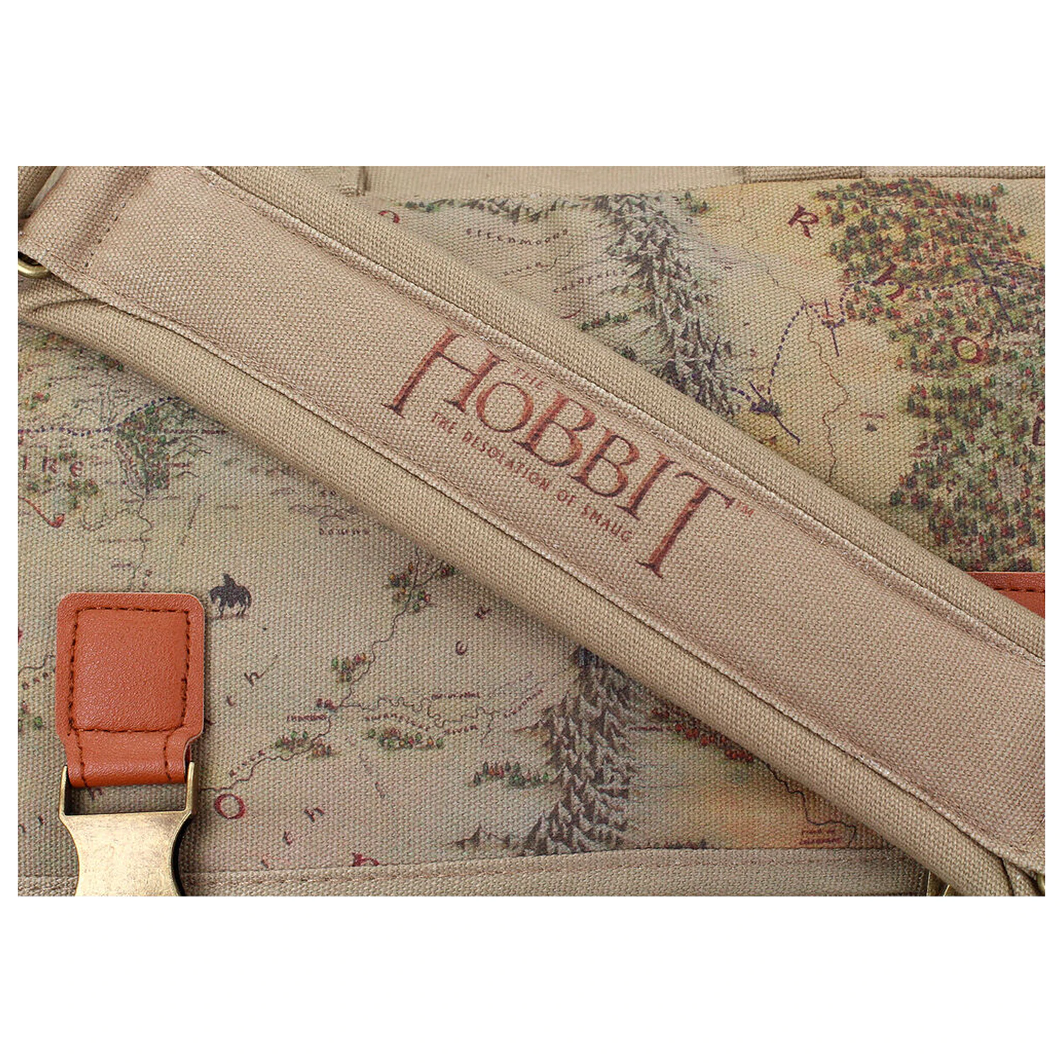 Hobbit Map látková taška cez rameno produktová fotografia