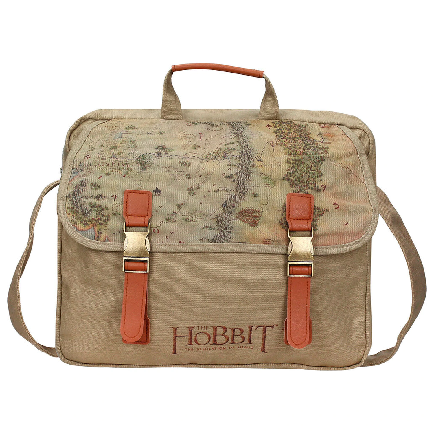 Hobbit Map látková taška cez rameno produktová fotografia