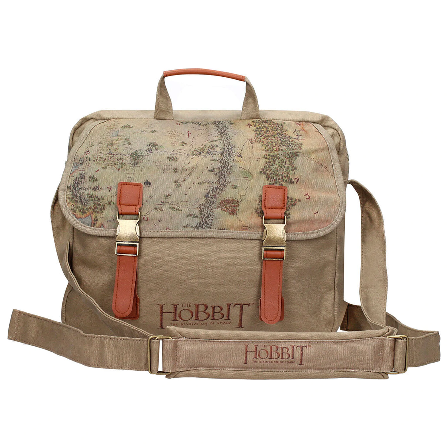 Hobbit Map látková taška cez rameno produktová fotografia