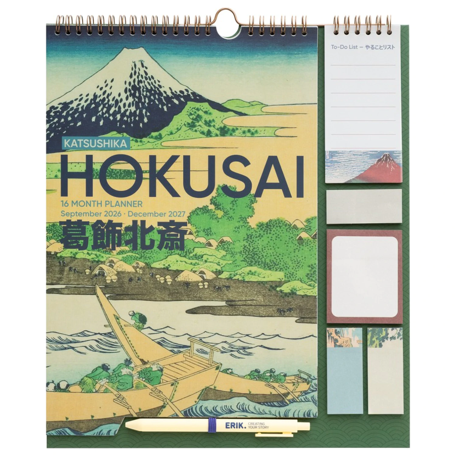 Hokusai nástenný plánovač 2026/27 30 x 34 cm produktová fotografia