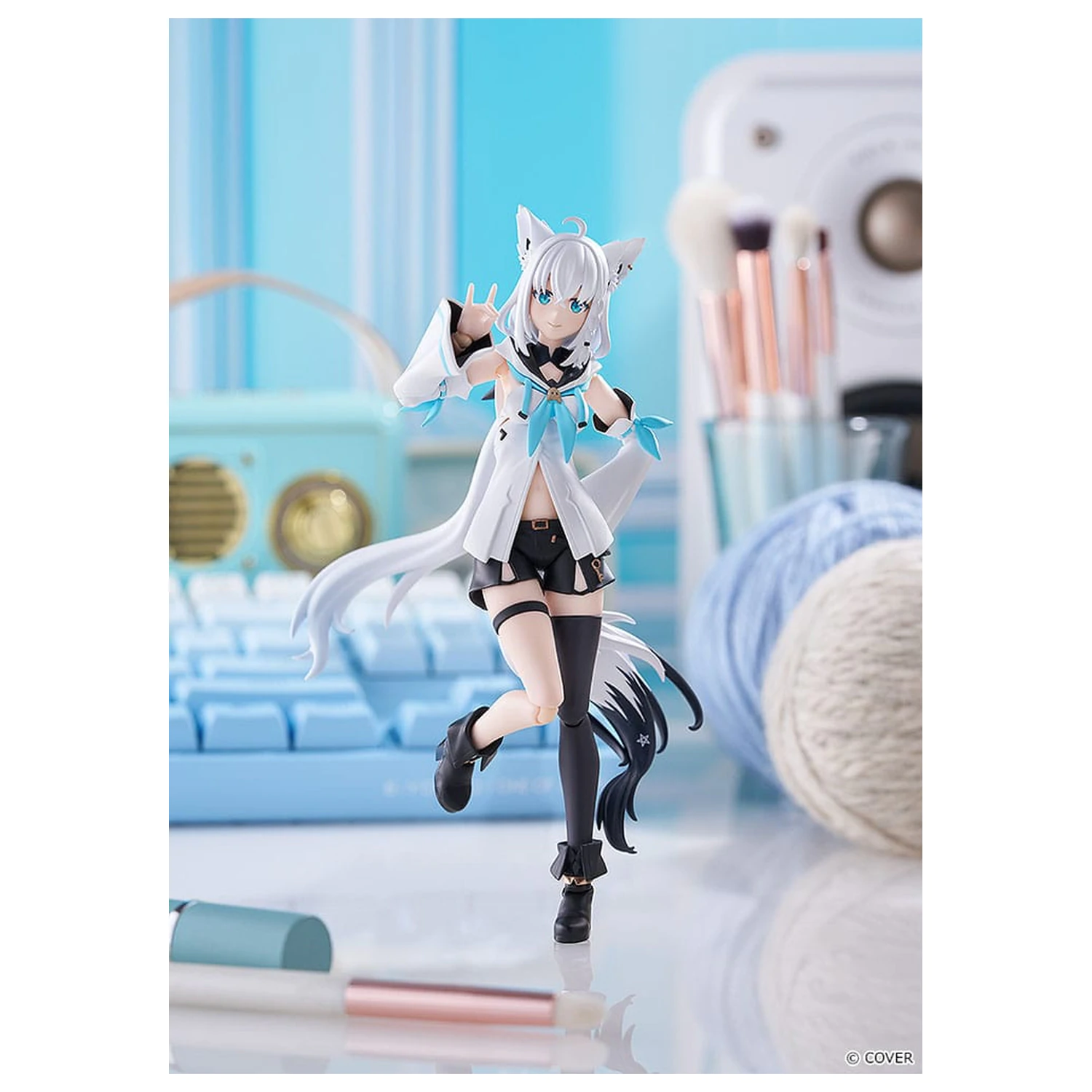 Hololive Production Figma akčná figúrka Shirakami Fubuki 15 cm produktová fotografia