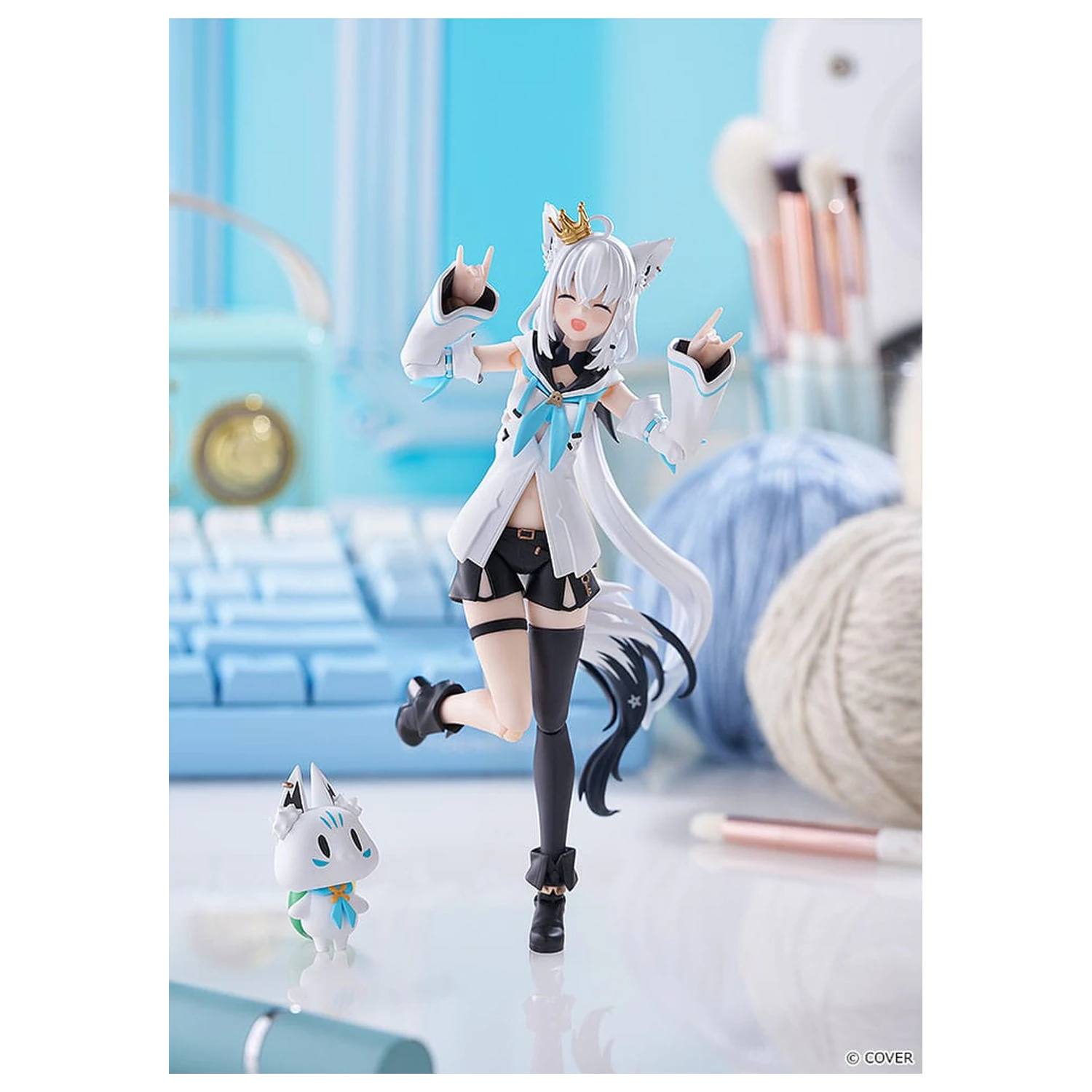 Hololive Production Figma akčná figúrka Shirakami Fubuki 15 cm produktová fotografia