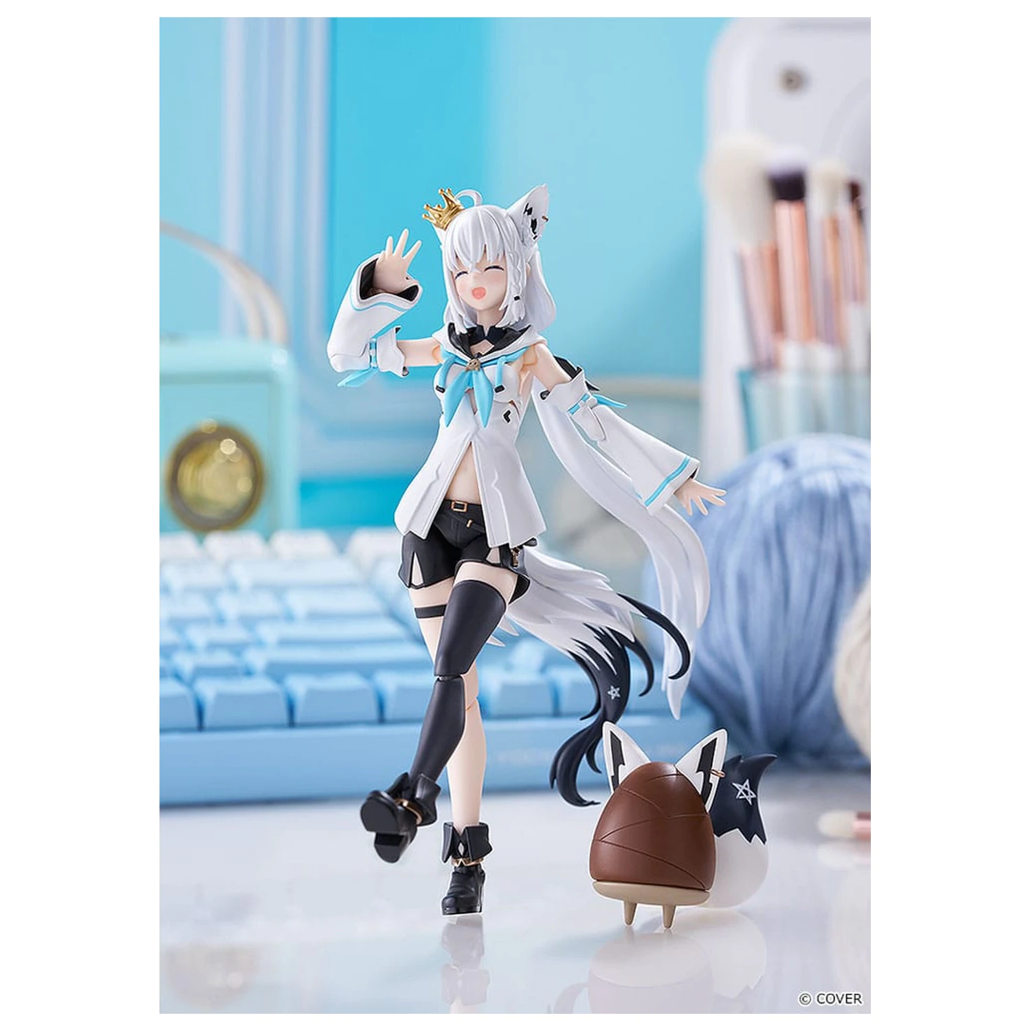 Hololive Production Figma akčná figúrka Shirakami Fubuki 15 cm produktová fotografia