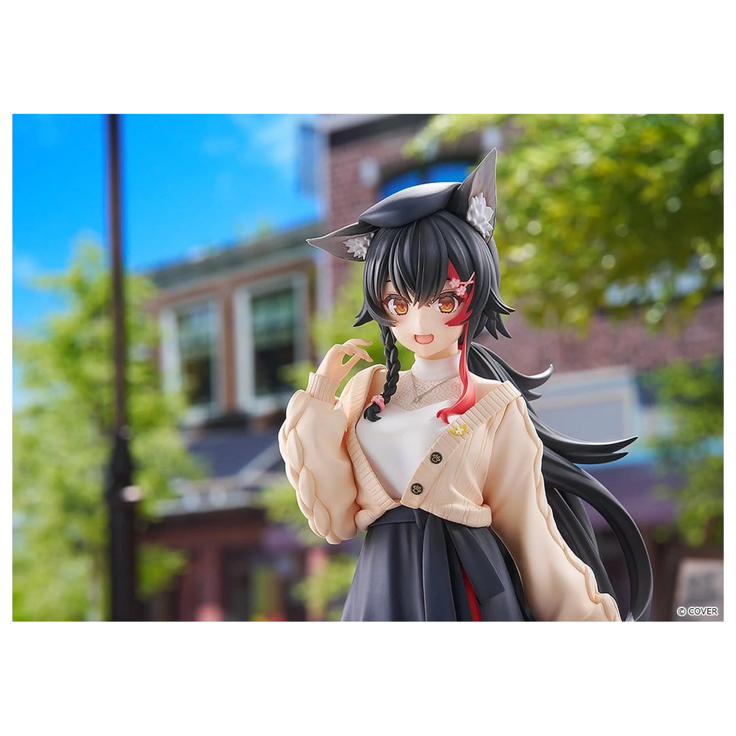Hololive Production G.S. Collection PVC figúrka 1/7 Ookami Mio Date Style - Street Outfit Ver. 24 cm produktová fotografia