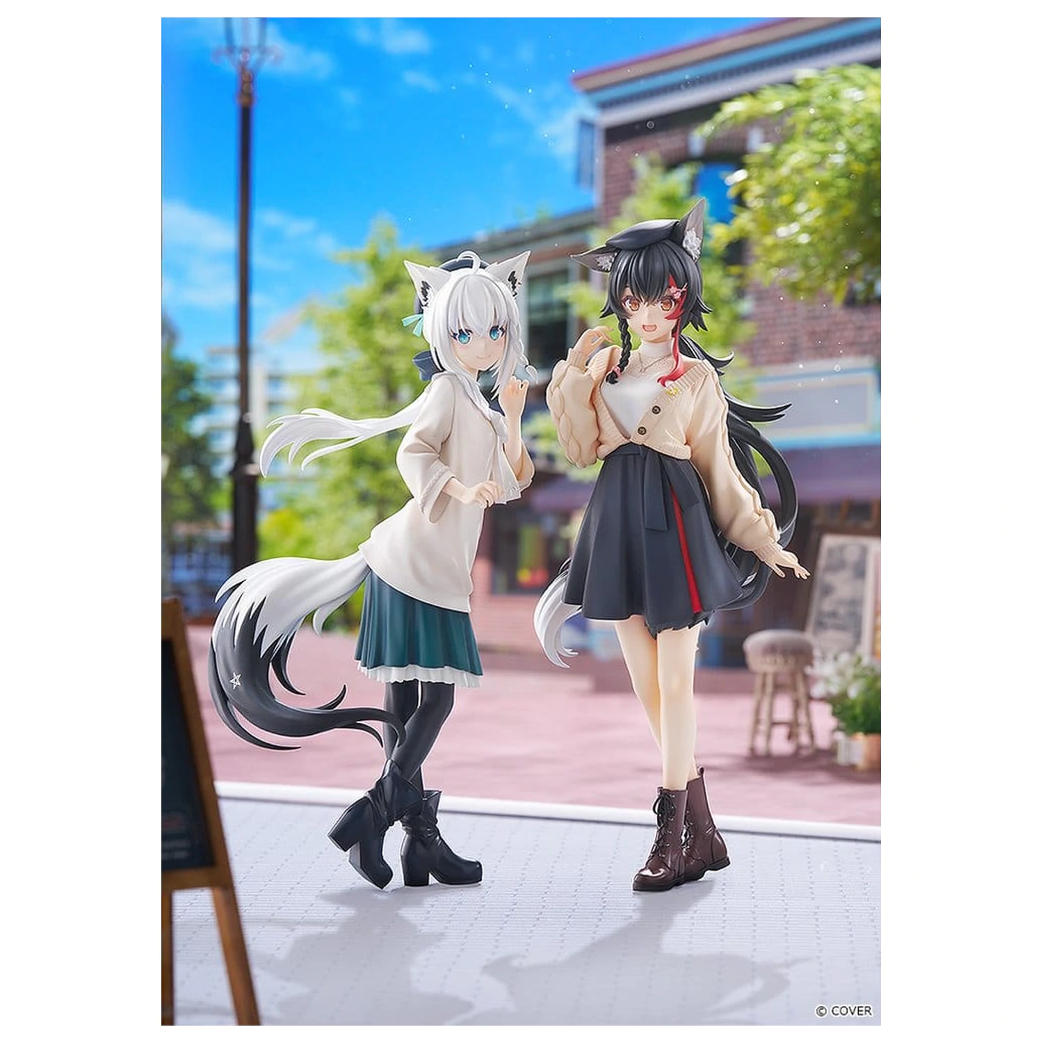 Hololive Production G.S. Collection PVC figúrka 1/7 Ookami Mio Date Style - Street Outfit Ver. 24 cm produktová fotografia