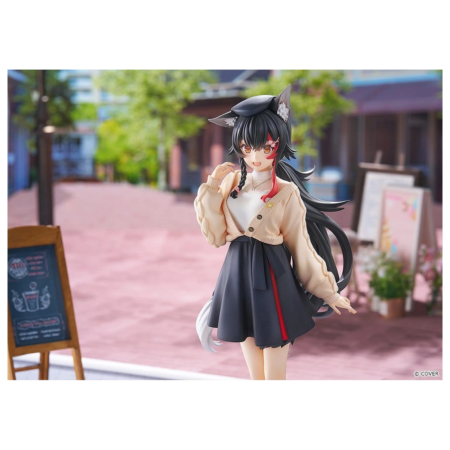 Hololive Production G.S. Collection PVC figúrka 1/7 Ookami Mio Date Style - Street Outfit Ver. 24 cm produktová fotografia
