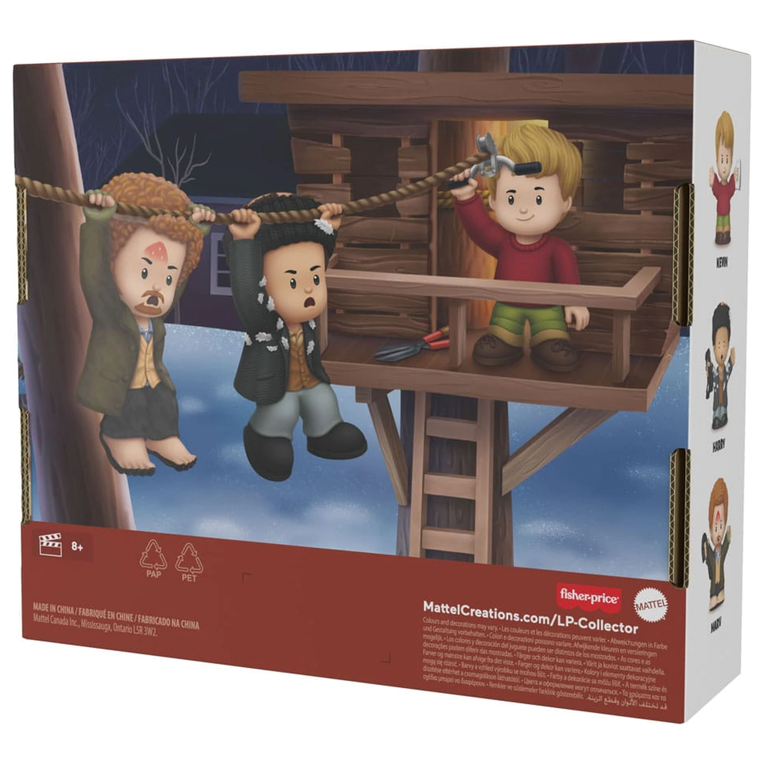 Home Alone Fisher-Price Little People Collector Mini figúrky 3-balenie 7 cm produktová fotografia