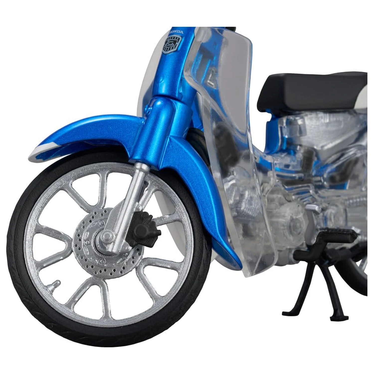 Honda Kaitanics Plastic Model Kit Super Cub 110 Glint Wave Blue Metalic produktová fotografia