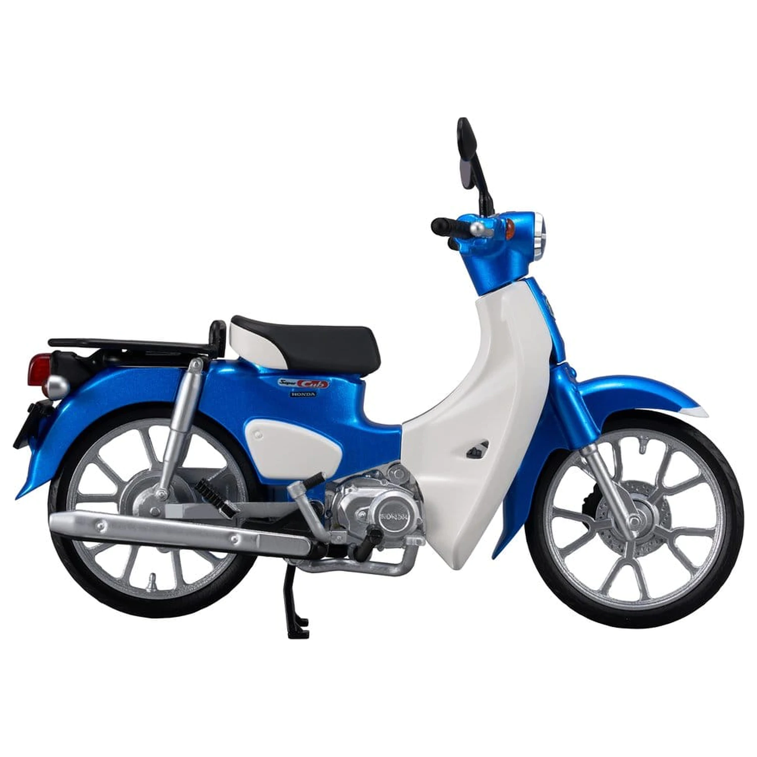 Honda Kaitanics Plastic Model Kit Super Cub 110 Glint Wave Blue Metalic produktová fotografia
