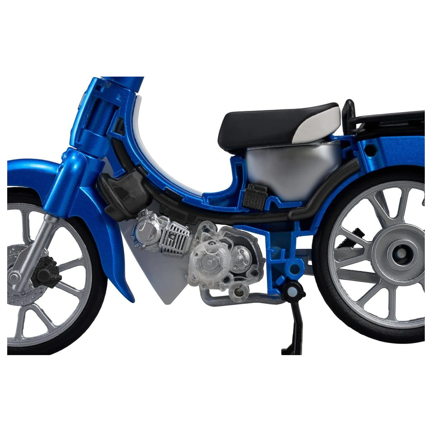 Honda Kaitanics Plastic Model Kit Super Cub 110 Glint Wave Blue Metalic produktová fotografia