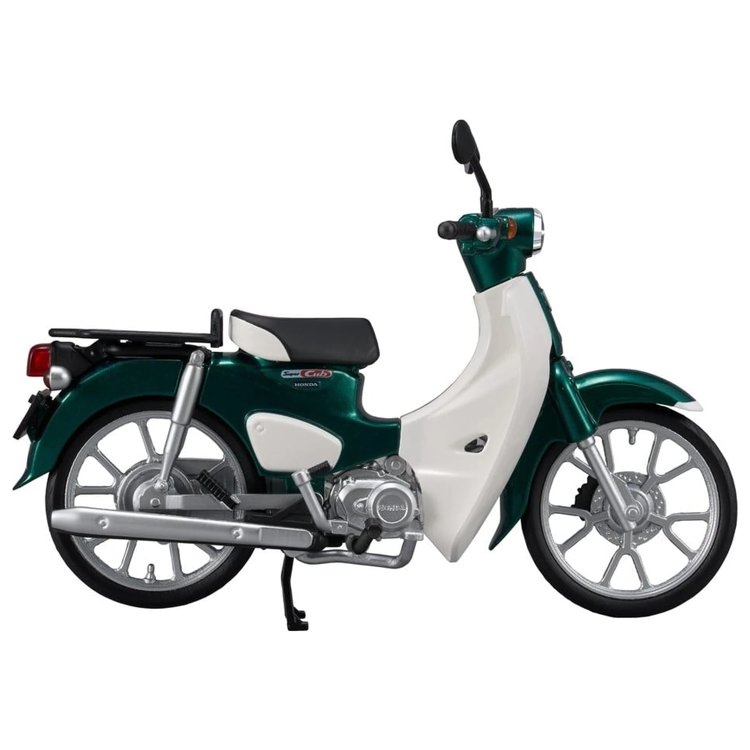 Honda Kaitanics Plastikový model Kit Super Cub 110 Tasmania Green Metallic produktová fotografia
