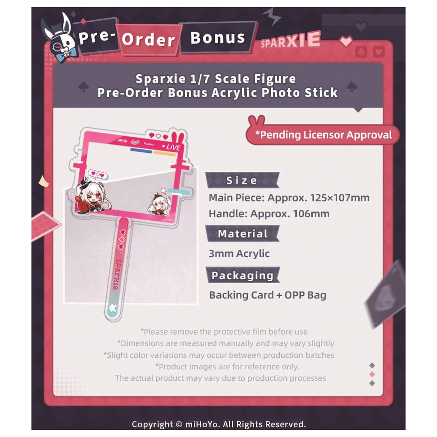 Honkai: Star Rail PVC figúrka 1/7 Sparkle s bonusom 34 cm produktová fotografia