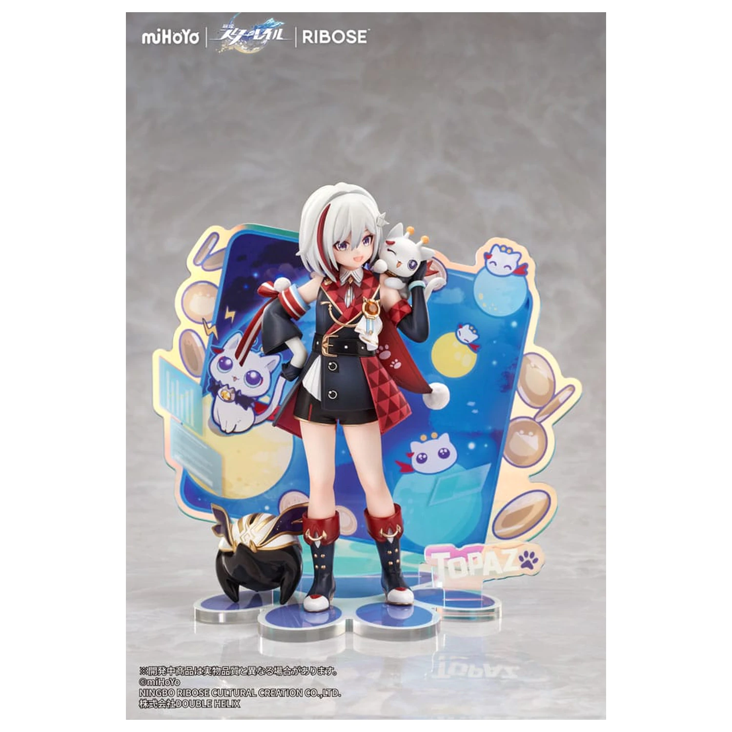Honkai: Star Rail Rise Up Chibineko Series PVC Socha Topaz & Numby Ver. 18 cm produktová fotografia