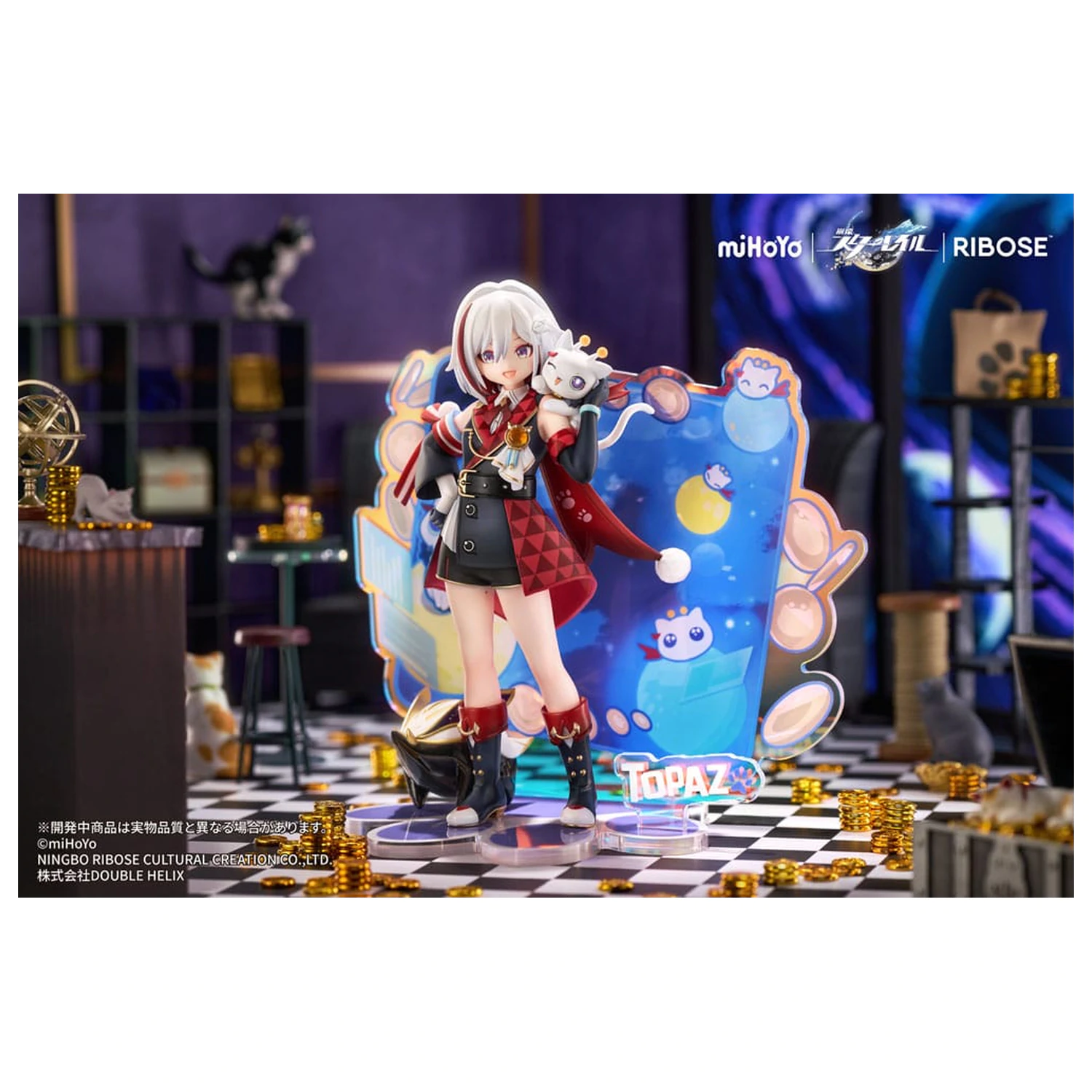 Honkai: Star Rail Rise Up Chibineko Series PVC Socha Topaz & Numby Ver. 18 cm produktová fotografia