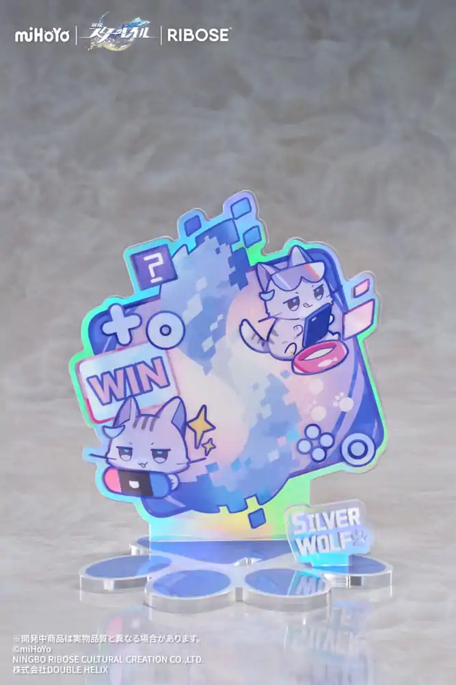 Honkai: Star Rail Rise Up Little Cat Series PVC Soška Silver Wolf Ver. 19 cm produktová fotografia