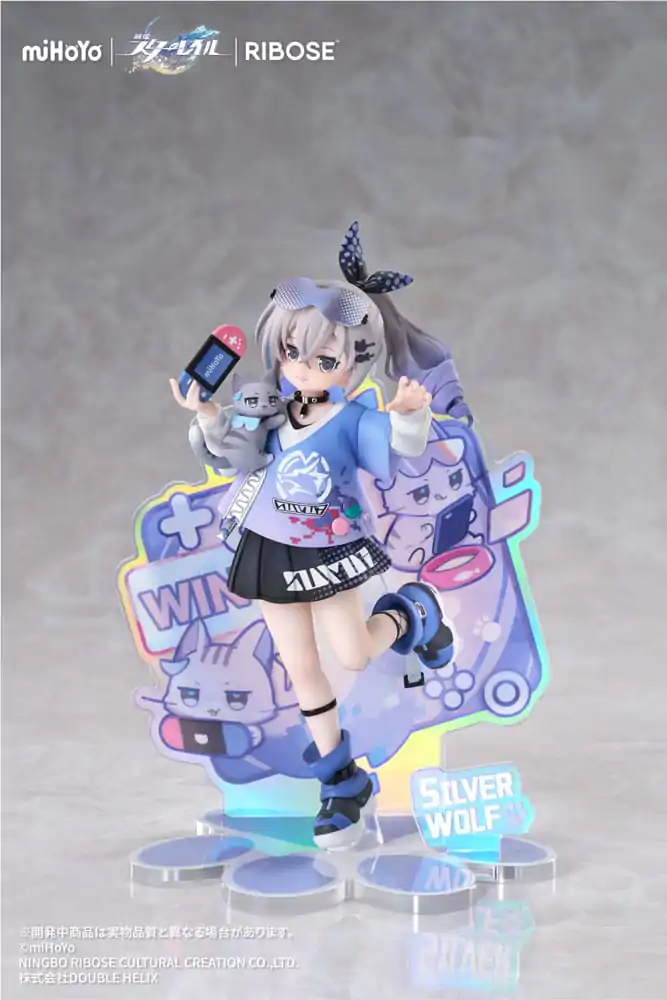 Honkai: Star Rail Rise Up Little Cat Series PVC Soška Silver Wolf Ver. 19 cm produktová fotografia
