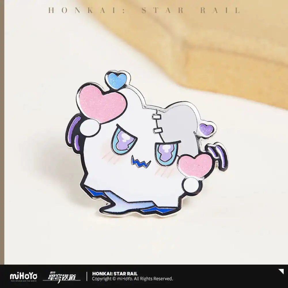 Honkai: Star Rail Wubbaboo Series Odznak Lovey Dovey produktová fotografia