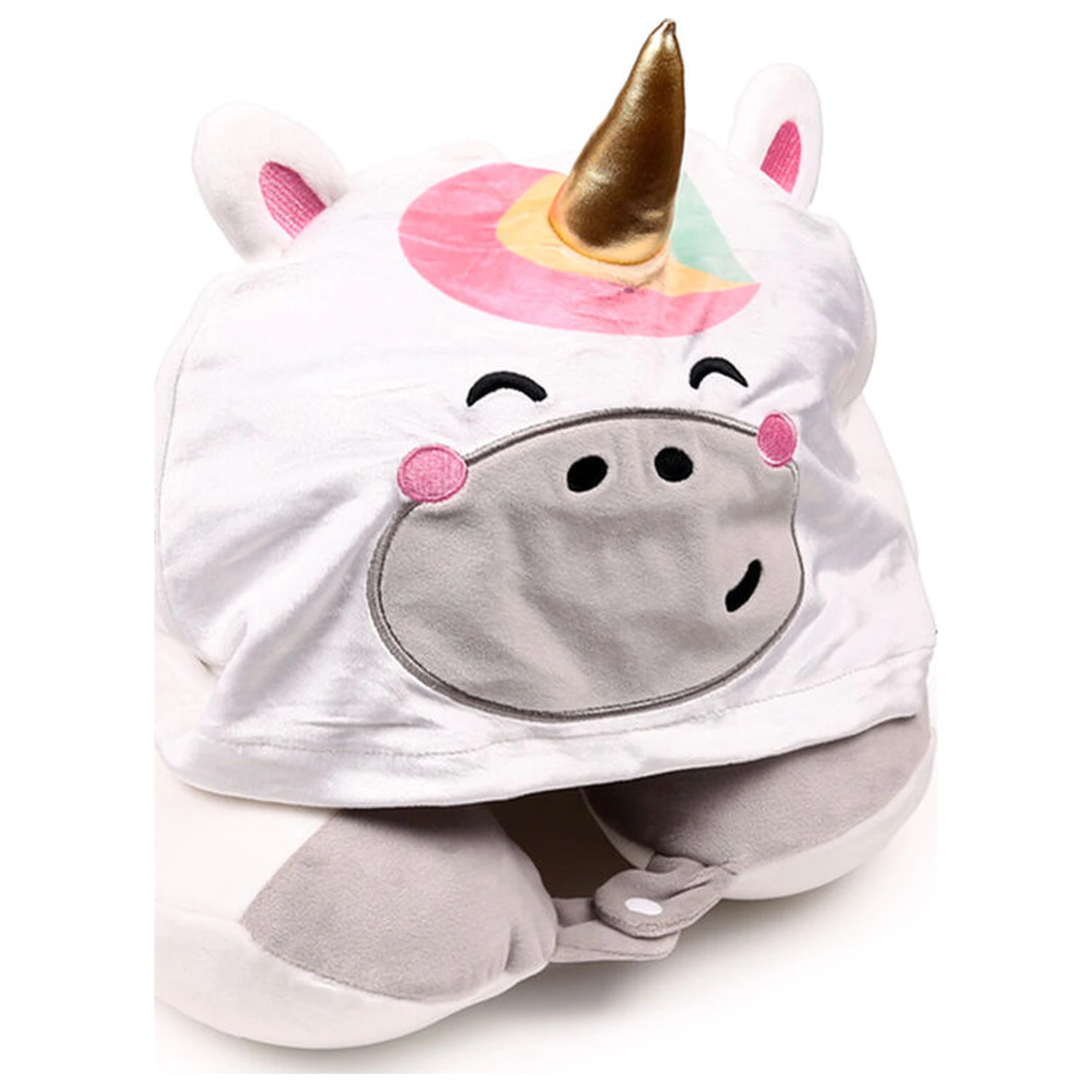 Hoodeazzz Astra Jednorožec cestovný vankúš s kapucňou produktová fotografia