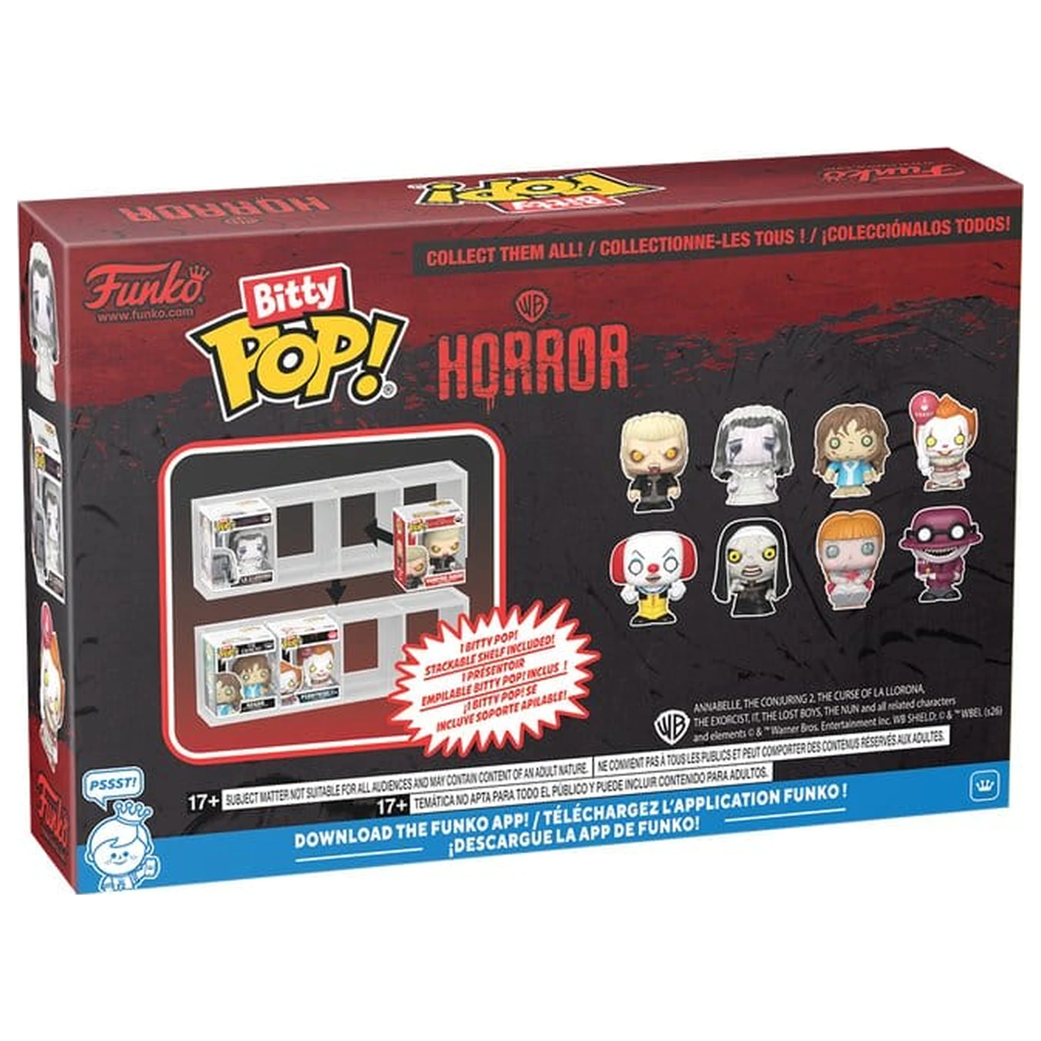 Horror Bitty Funko POP! Vinyl figúrka 4-balenie David 2,5 cm produktová fotografia