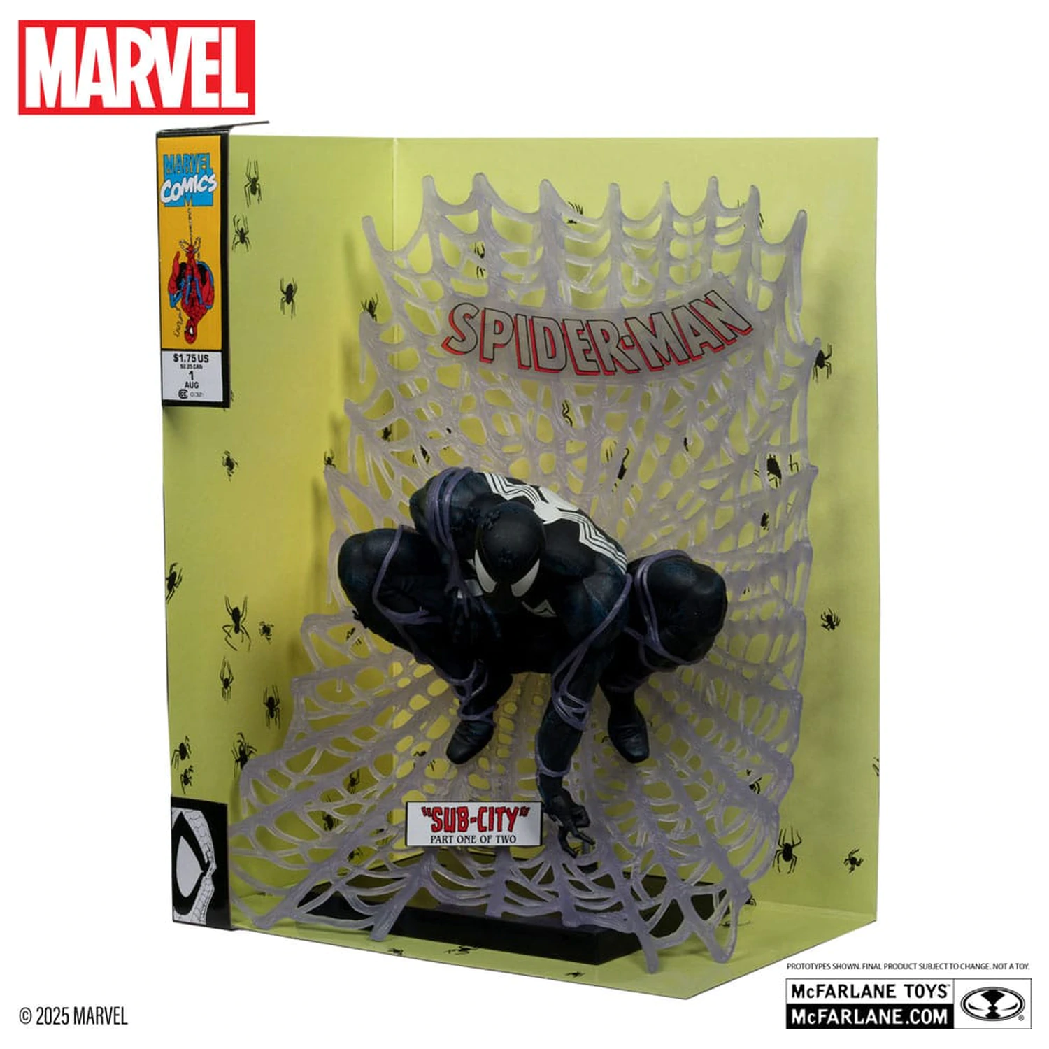 Marvel Collection PVC socha 1/6 Spider-Man (Spider-Man #1)(Black Suit)(Chase) 28 cm produktová fotografia