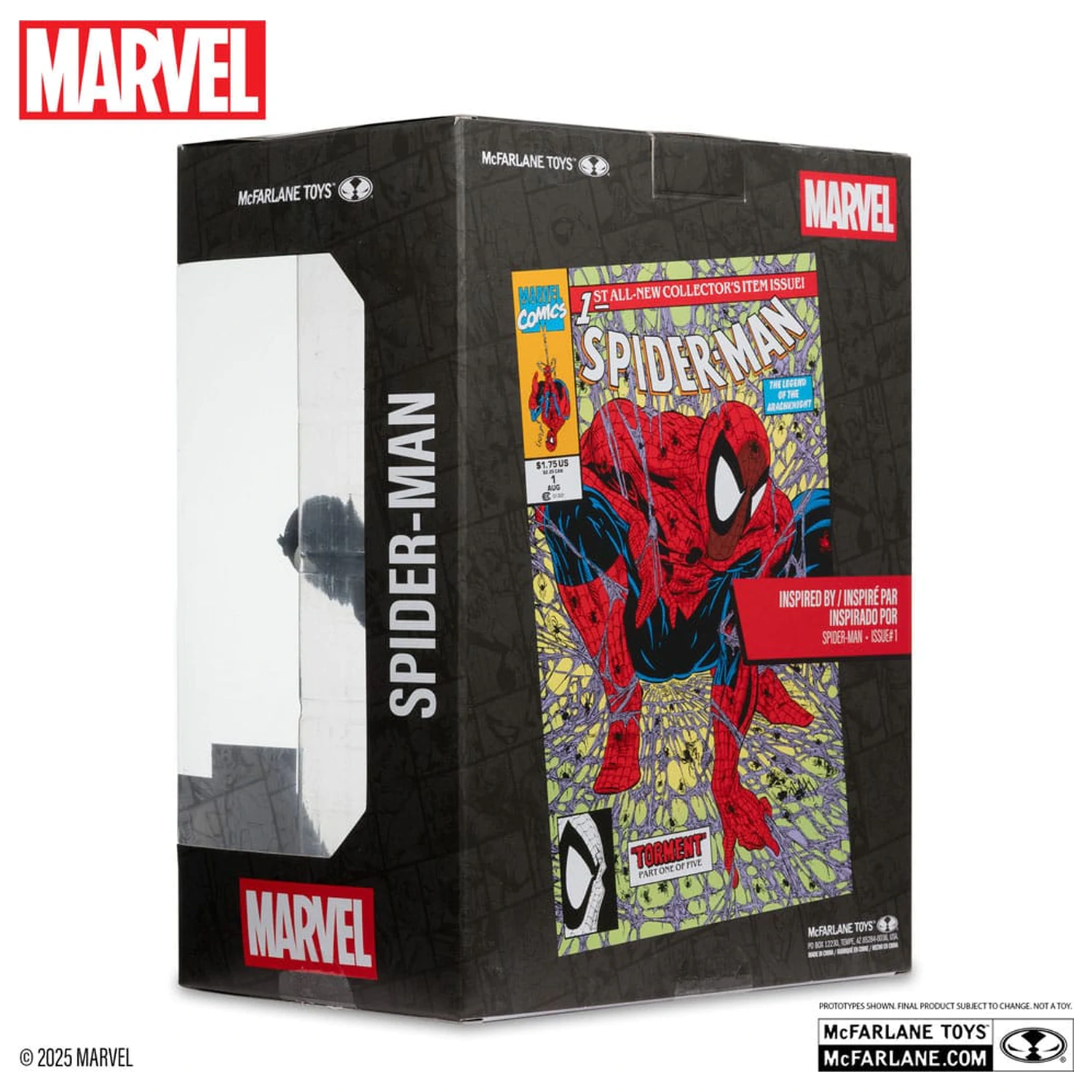 Marvel Collection PVC socha 1/6 Spider-Man (Spider-Man #1)(Black Suit)(Chase) 28 cm produktová fotografia