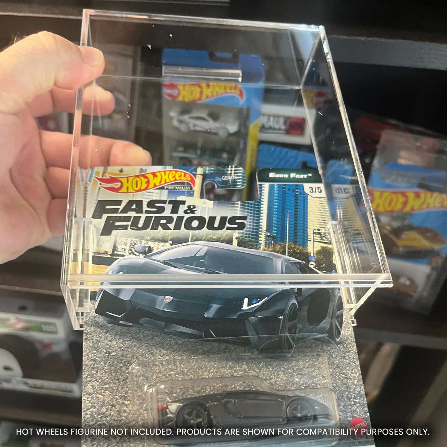 Hot Wheels Premium akrylové puzdro 2-Pack produktová fotografia