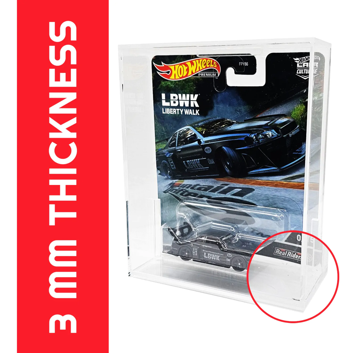 Hot Wheels Premium akrylové puzdro 2-Pack produktová fotografia