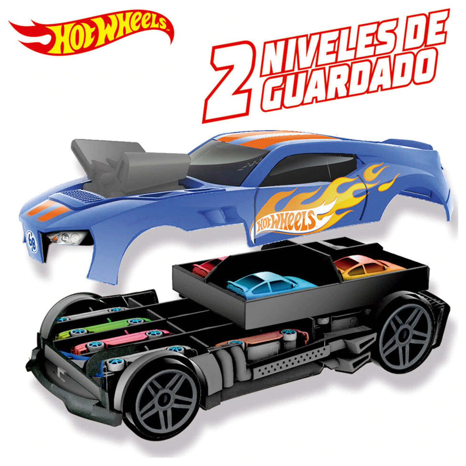 Hot Wheels 2 v 1 prepravník áut produktová fotografia