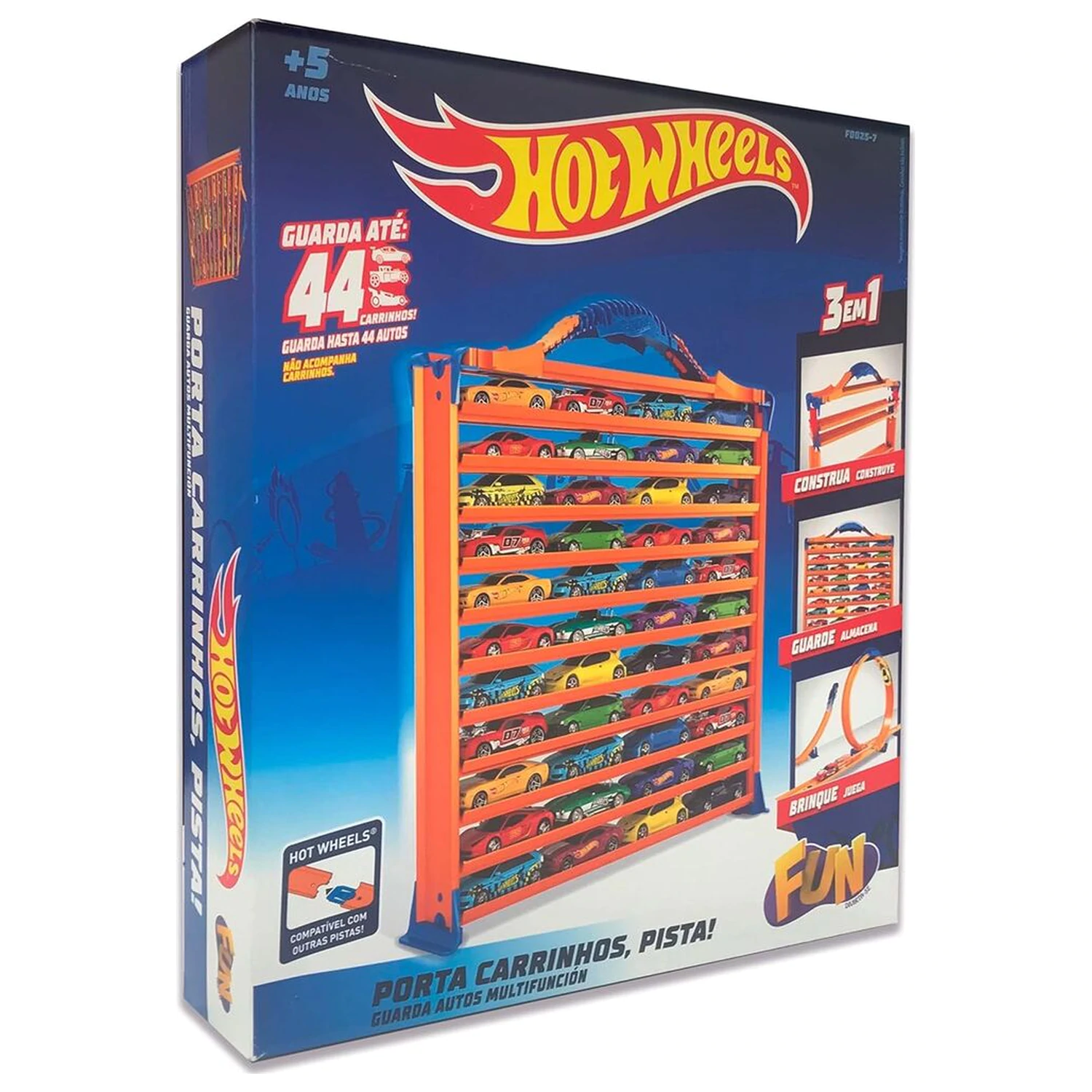 Hot Wheels 3-v-1 puzdro na prepravu áut produktová fotografia
