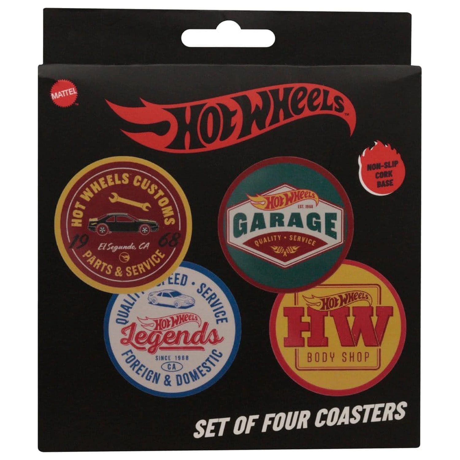 Hot Wheels Coaster, balenie 4 kusov produktová fotografia