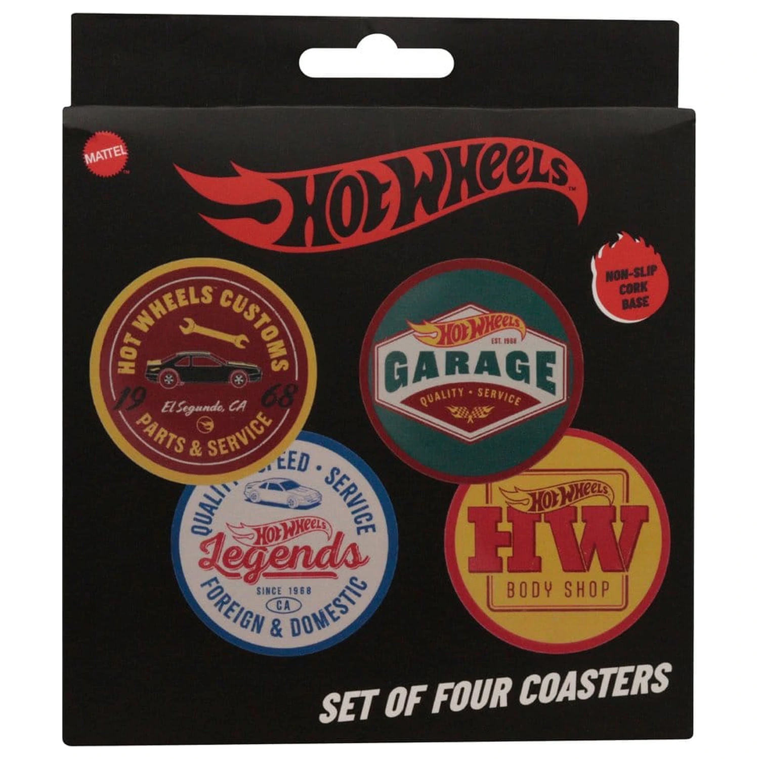 Hot Wheels Coaster, balenie 4 kusov produktová fotografia