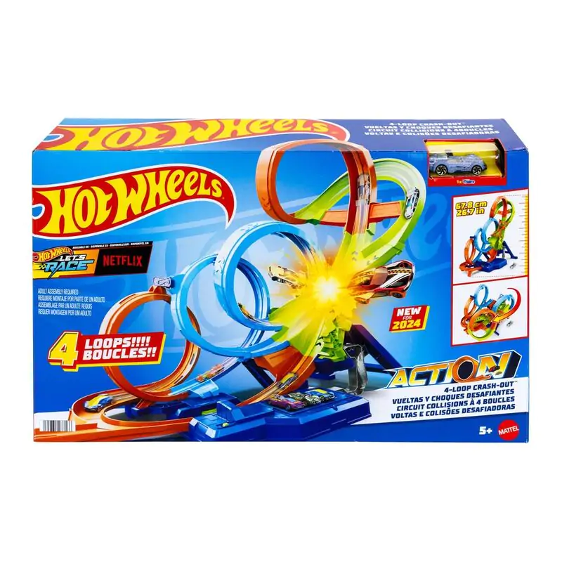 Hot Wheels Action 4-šmyčková zrážka produktová fotografia