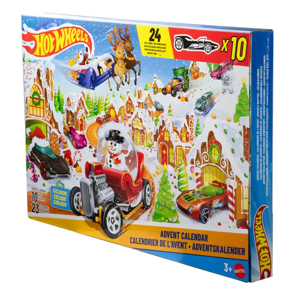 Hot Wheels adventný kalendár 2025 produktová fotografia