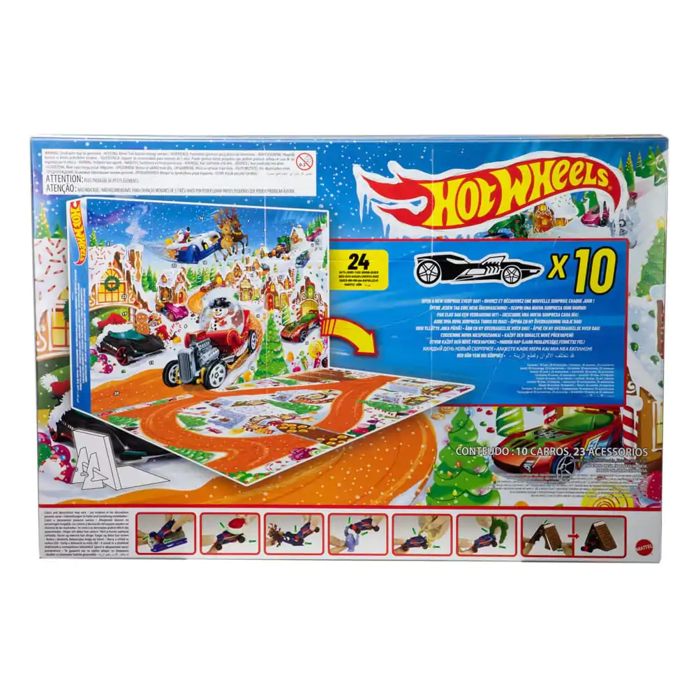 Hot Wheels adventný kalendár 2025 produktová fotografia