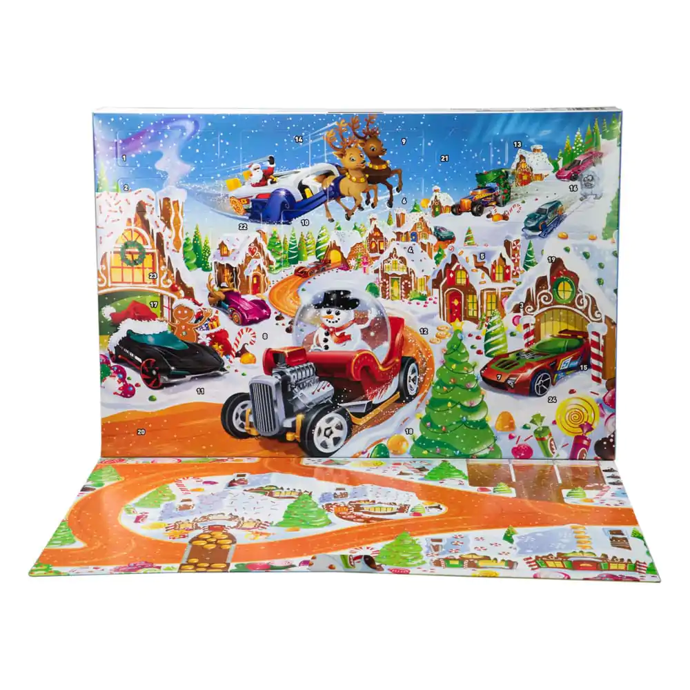 Hot Wheels adventný kalendár 2025 produktová fotografia