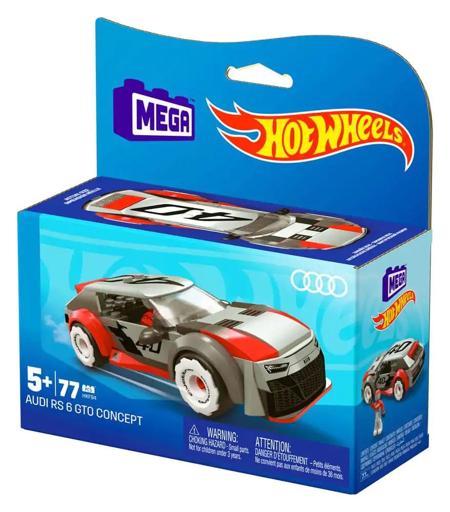 Hot Wheels MEGA Construction Set Audi RS 6 GTO Concept 13 cm termékfotó