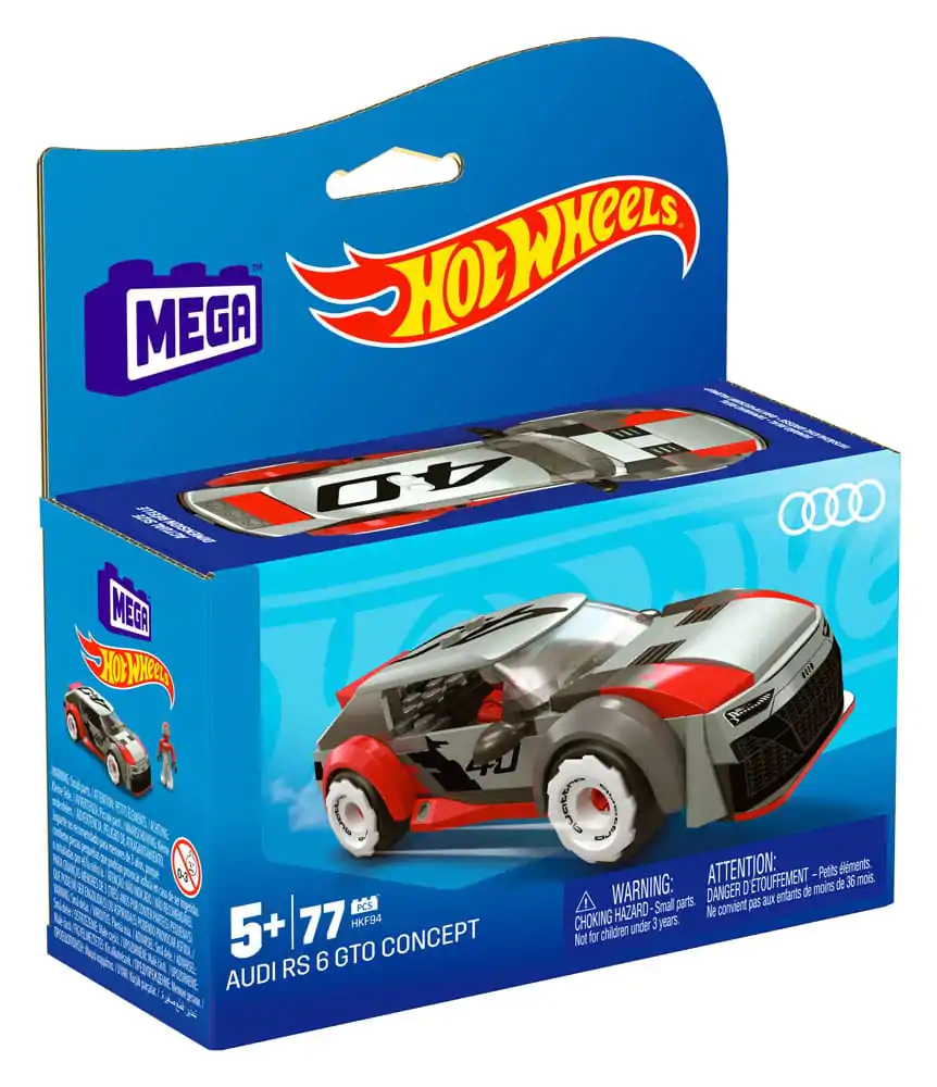 Hot Wheels MEGA Construction Set Audi RS 6 GTO Concept 13 cm termékfotó