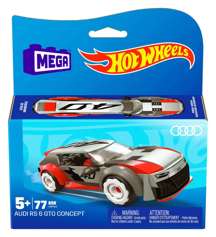 Hot Wheels MEGA Construction Set Audi RS 6 GTO Concept 13 cm termékfotó