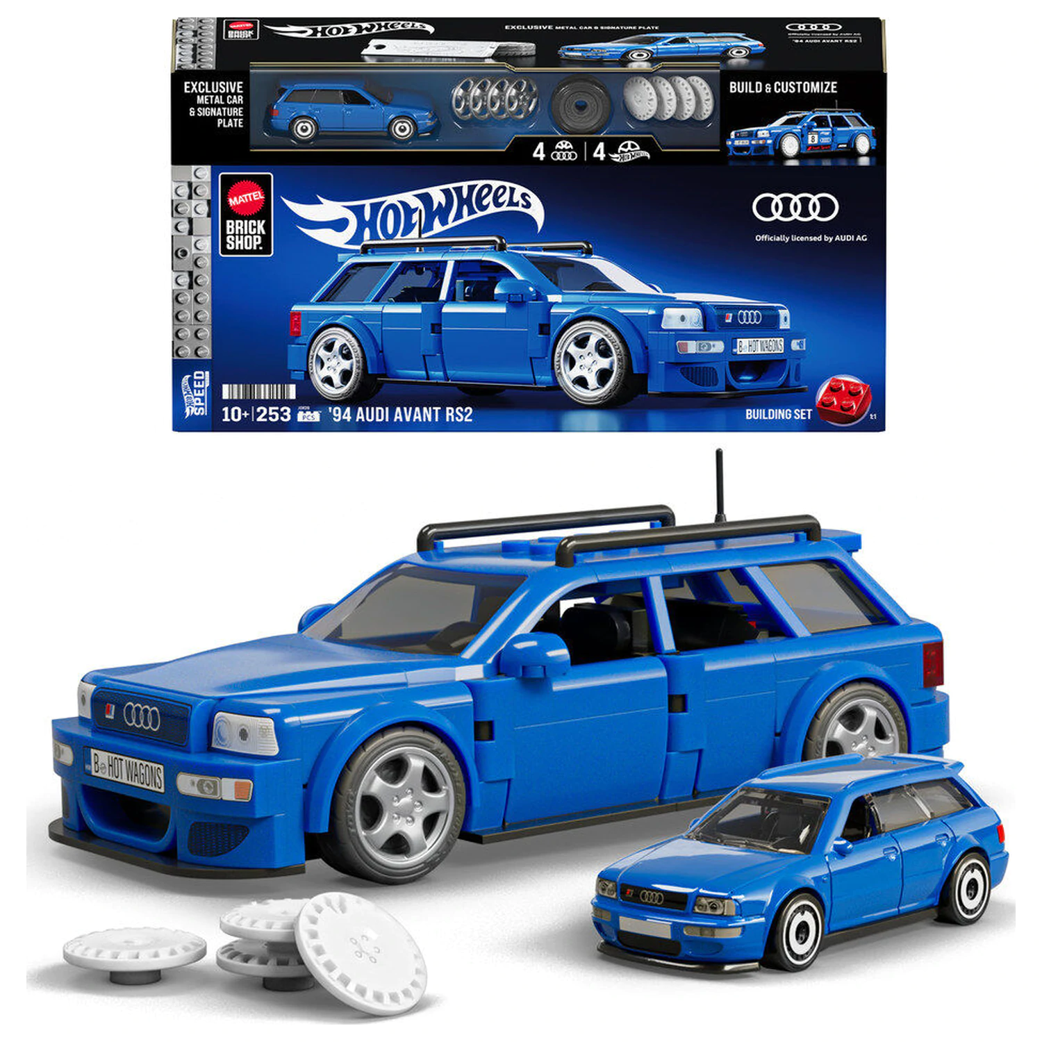 Hot Wheels Audi RS2 súprava na rýchlu stavbu produktová fotografia